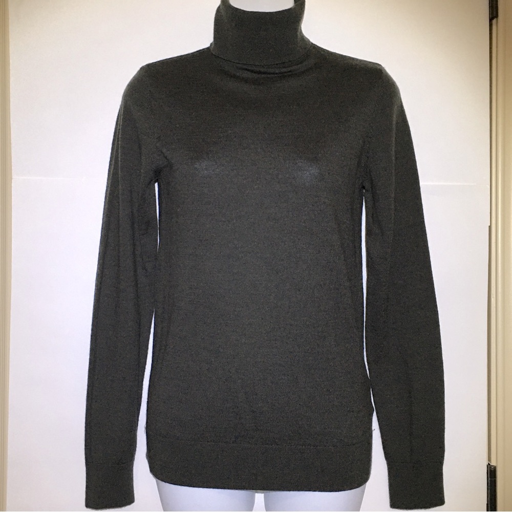 Merino Wool Blend Turtleneck